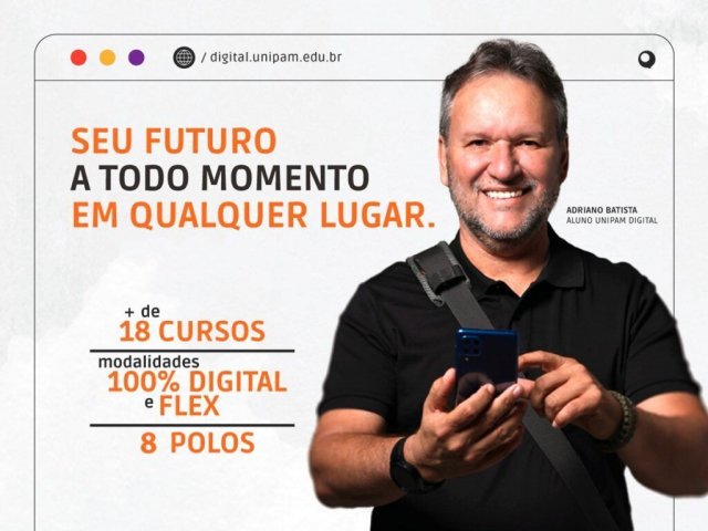 UNIPAM está com inscrições abertas para o Vestibular da Educação Digital