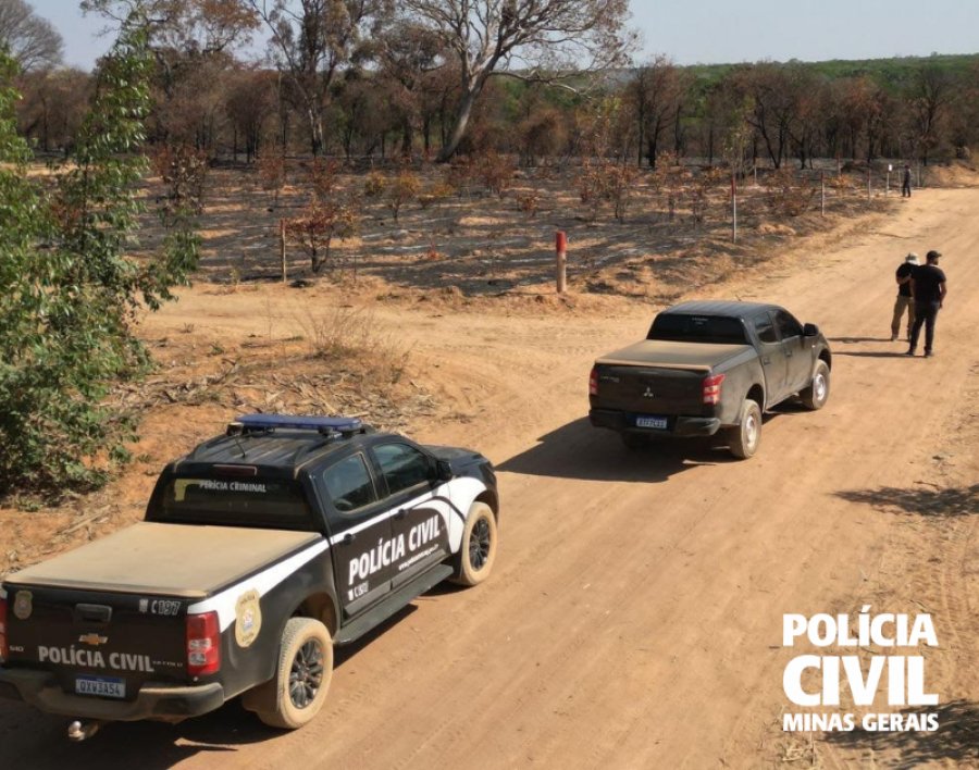 Polícia Civil investiga incêndio criminoso que destruiu dois mil hectares em João Pinheiro