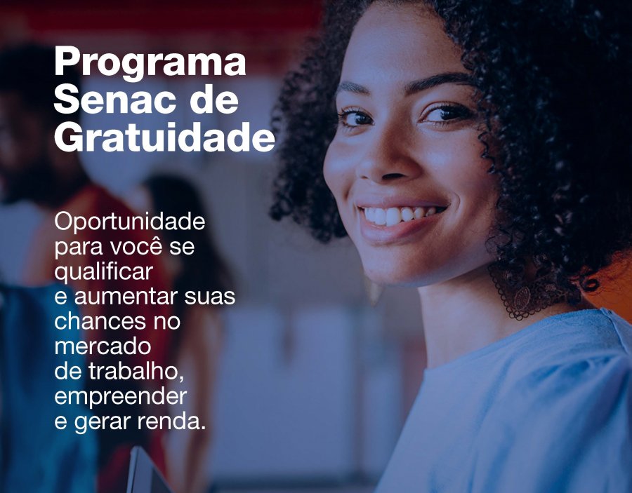 Programa SENAC de Gratuidade está com mais de 350 vagas abertas em Patos de Minas