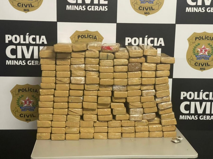 Suspeito por tráfico é preso com 115 quilos de maconha em Paracatu