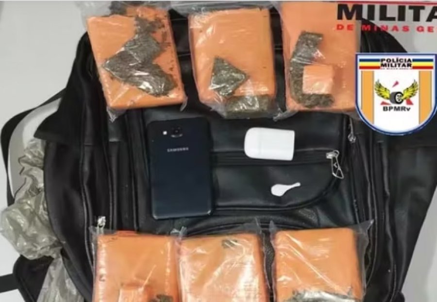Polícia Rodoviária intercepta transporte ilícito: Apreensão de drogas em veículo de aplicativo