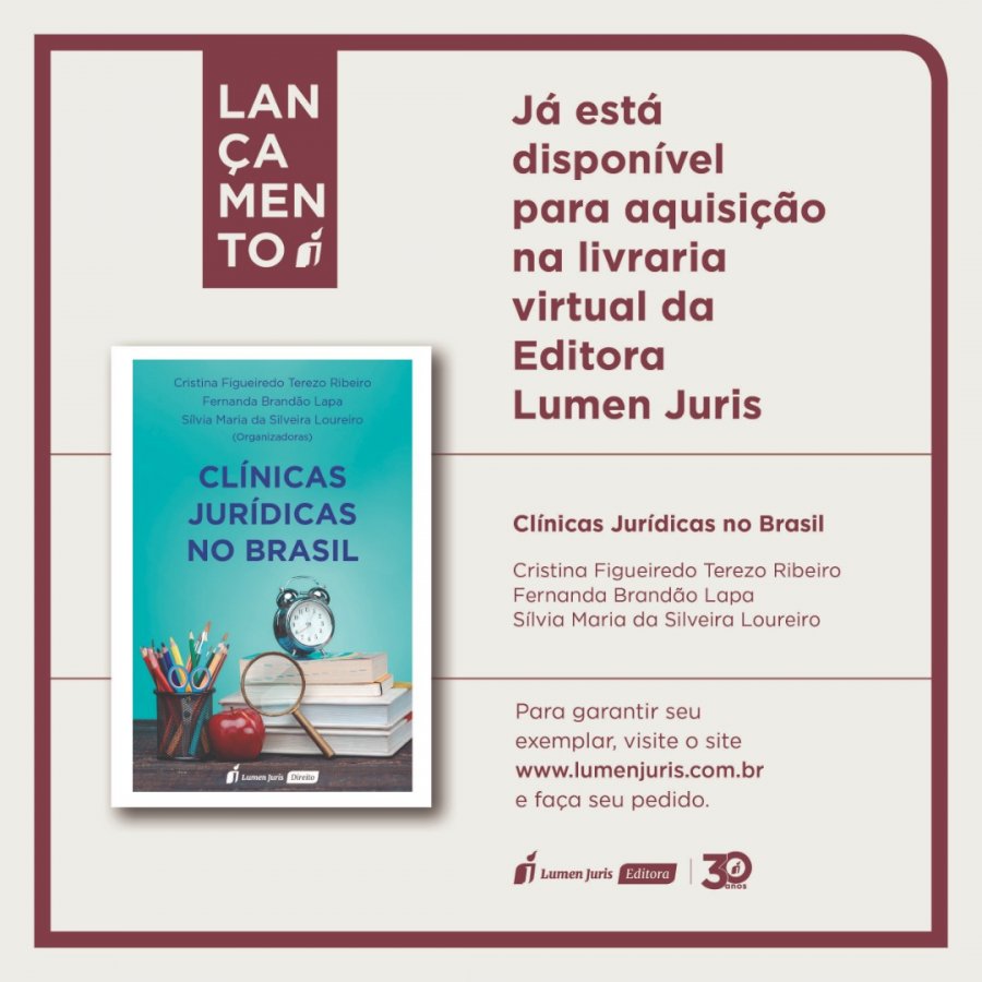 Capítulo de livro relata o sucesso da clínica jurídica FPM no ensino clínico