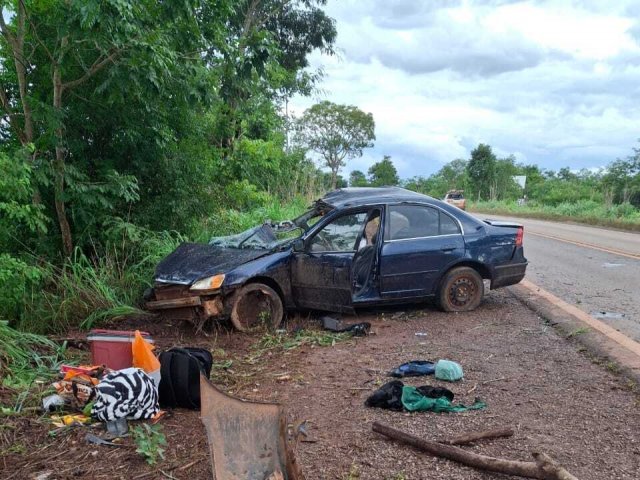 Acidente de transito com vitima fatal aconteceu na rodovia BR 251 Km 915