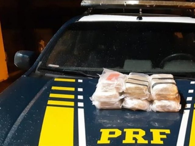 Condutor é detido com 9 Kg de pasta base de cocaína na BR 262