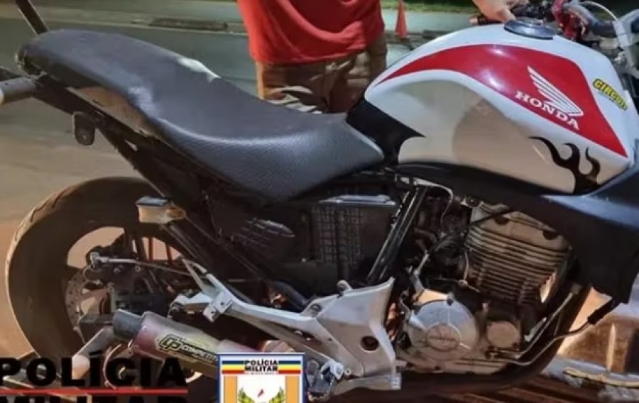 Polícia apreende motocicleta com numerações adulteradas em Patos de Minas
