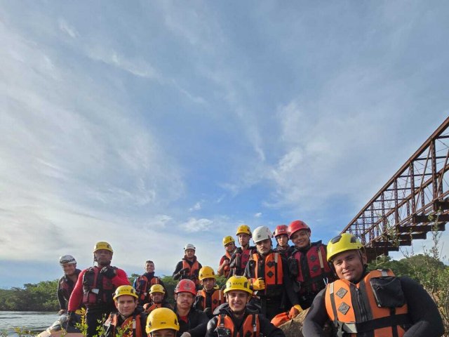 12° Batalhão de Bombeiros Militar de Minas Gerais realiza o Workshop de Deslizamento de Massas e Águas Rápidas