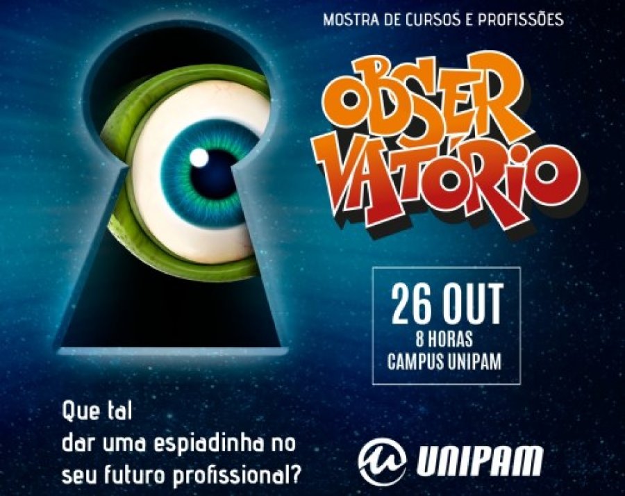 UNIPAM promove 18ª edição do Observatório dia 26 de outubro, em Patos de Minas