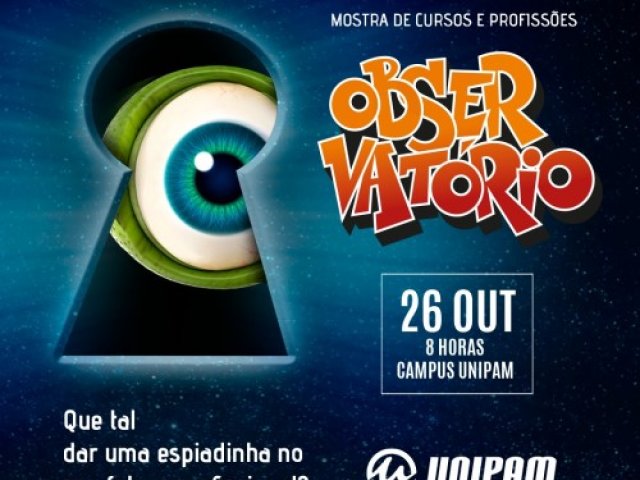 UNIPAM promove 18ª edição do Observatório dia 26 de outubro, em Patos de Minas