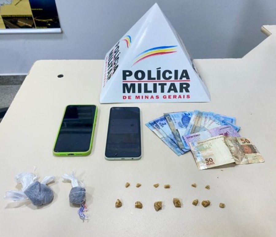 Polícia Militar prende dois suspeitos de tráfico de drogas em Lagoa Grande