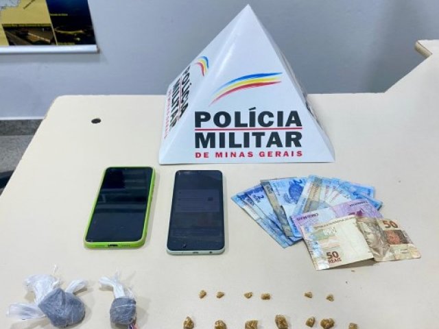 Polícia Militar prende dois suspeitos de tráfico de drogas em Lagoa Grande