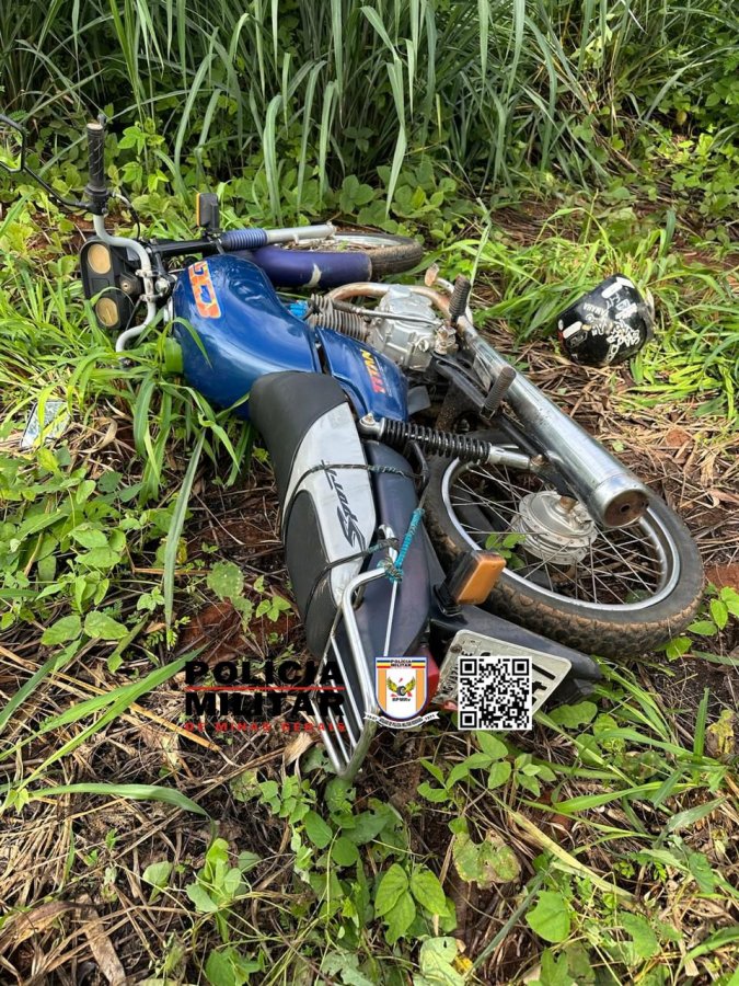 Polícia Militar recupera motocicleta furtada em Lagamar