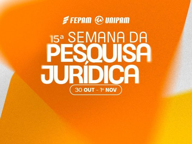 Curso de Direito realiza 15ª Semana da Pesquisa Jurídica