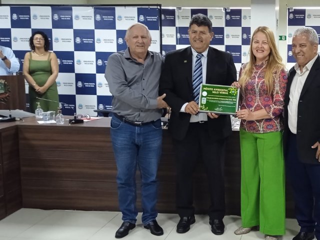 FIEMG Alto Paranaíba é agraciada com o Certificado de Mérito Ambiental Selo Verde