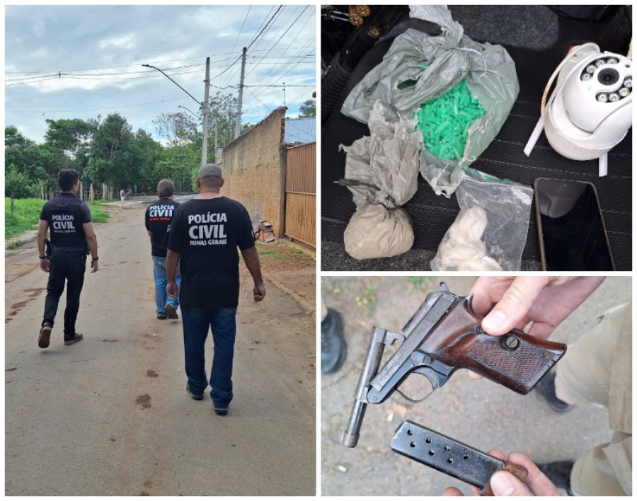 Polícia Civil e Militar deflagram operação contra crimes violentos em Patos de Minas