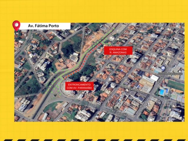 Transformação na Av. Fátima Porto: Asfaltamento de trecho recém-canalizado inicia em 15 de abril