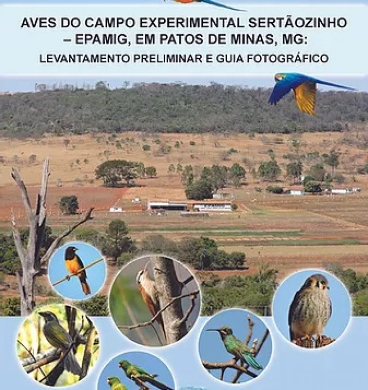 Obra sobre aves do campo experimental Sertãozinho em Patos de Minas é lançada no Brasil