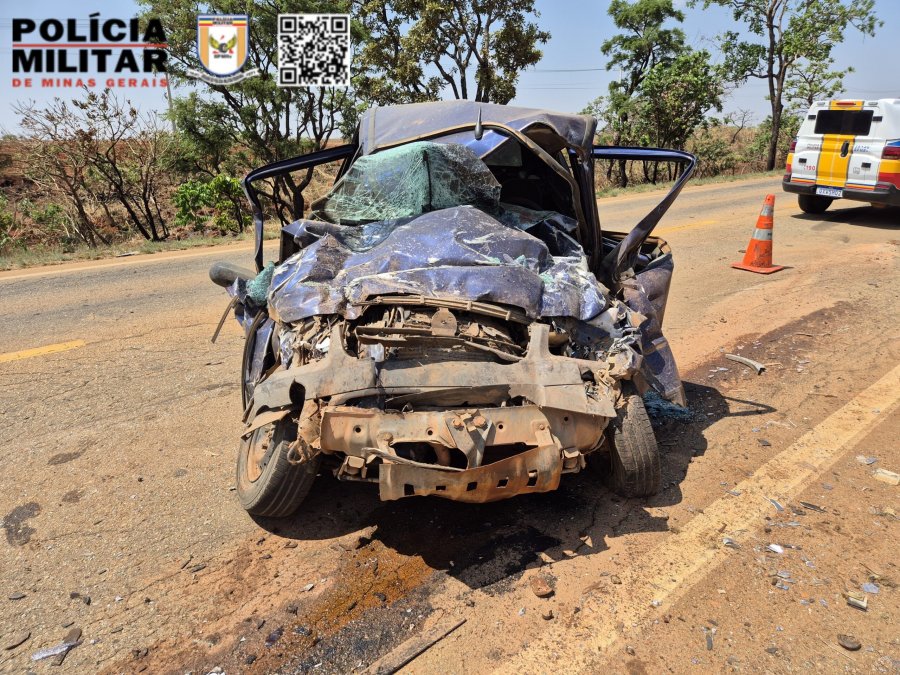 Grave acidente na BR-352 em Coromandel resulta em duas mortes; motorista alcoolizado é preso