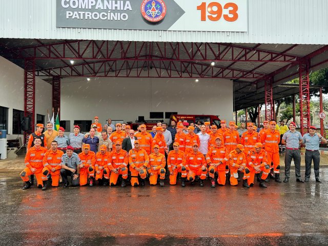 5º Pelotão do 12º BPM em Patrocínio é elevado à Companhia de Bombeiros Militar