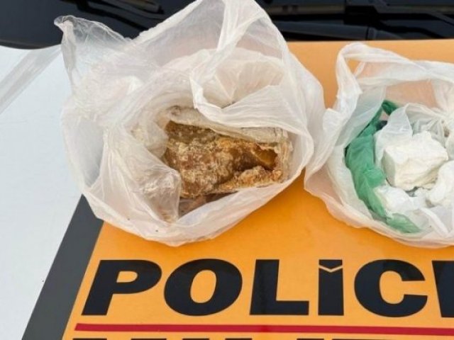 Motorista é preso com crack e cocaína na BR-354 em Lagoa Formosa