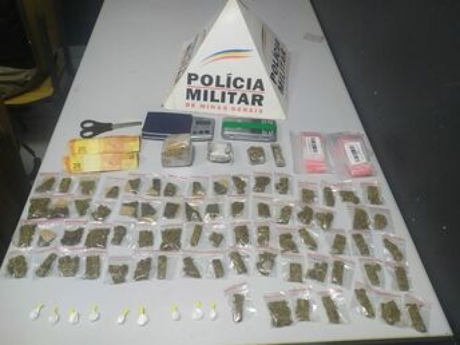 Polícia Militar apreende droga em lote vago