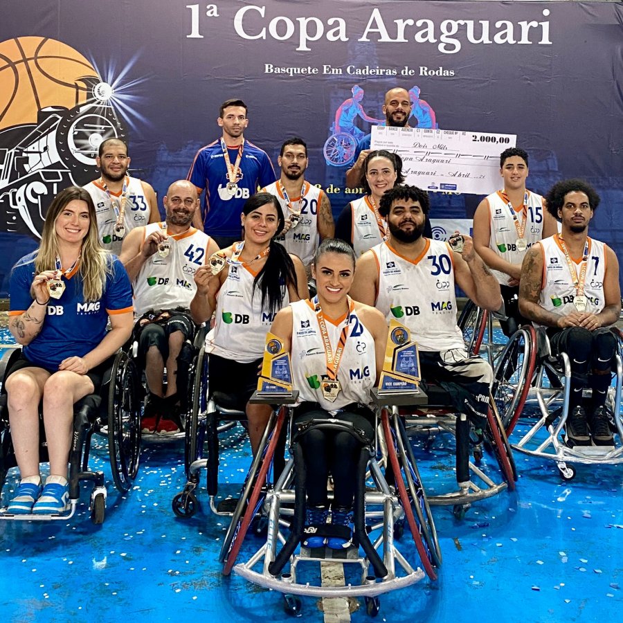 Equipe APP/UNIPAM de Basquete em Cadeira de Rodas é vice-campeã da 