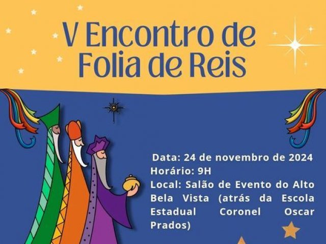 VEM AI O V ENCONTRO DE FOLIA DE REIS NA CIDADE DE SÃO GOTARDO