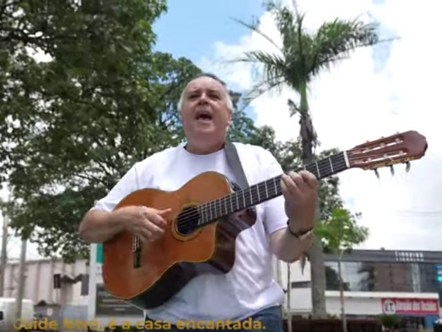 Compositor patense lança clipe musical ecológico Nossa Morada