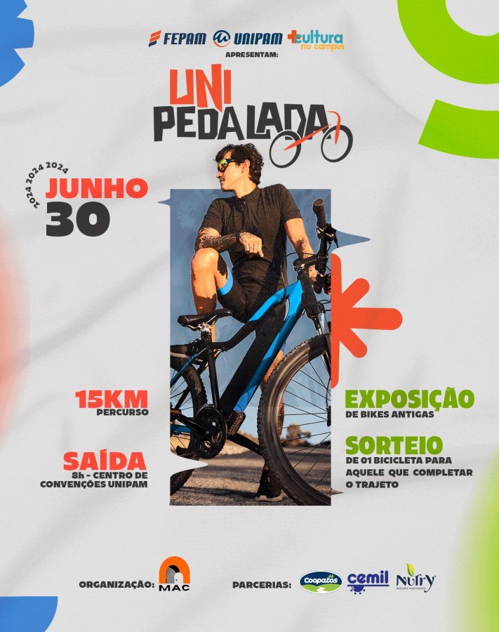 FEPAM e UNIPAM realizam a 2ª edição da Unipedalada