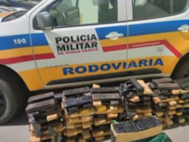 Polícia Militar apreende 205 kg de maconha em operação na MGC-497