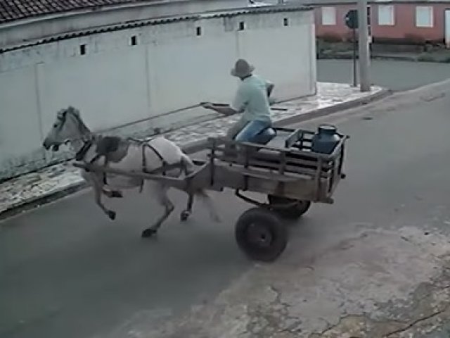 Veículos de tração animal batem em Carmo do Paranaíba